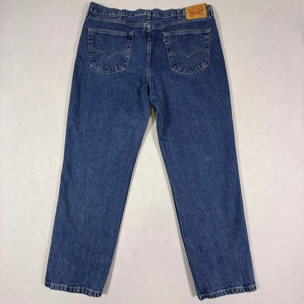 Levis 550 Relaxed Fit Tapered Leg Blue Denim Jeans Mens 40x32 Medium Wash‎